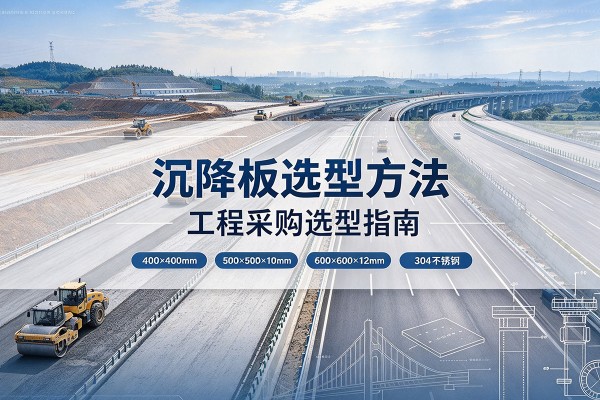 乌苏沉降板选择方法