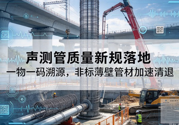 乌苏声测管质量新规落地，一物一码溯源，非标薄壁管材加速清退