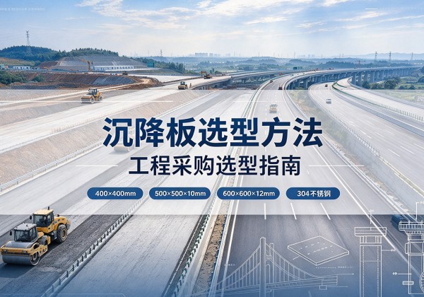 乌苏沉降板选择方法